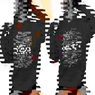 Floral Resist Not My President Anti-Trump Women Hoodie | Mazezy