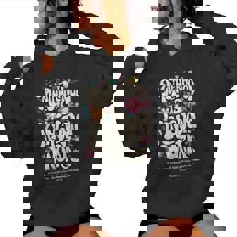 Floral Vintage Motherhood Is Kingdom Work Mama Women Hoodie - Thegiftio UK