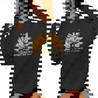 Foxtrots Deltas Tangos Sunflower Flower Boho Floral Women Hoodie - Seseable