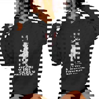 French Bulldog French Kisses Kissing Dogs Doggy Bulldog Women's Hoodie - Monsterry