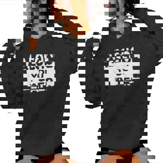 Alcohol Bar Drinking Beer Party Sudadera con capucha para mujer - Regaloses