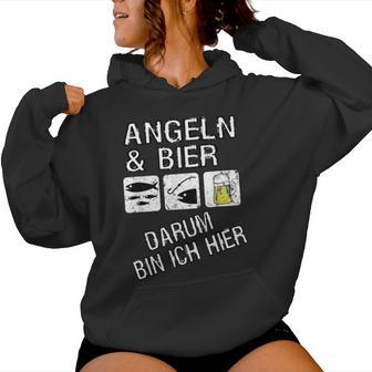 Fishing Fishing And Beer For Fisherman Kapuzenpullover für Damen - Geschenkecke