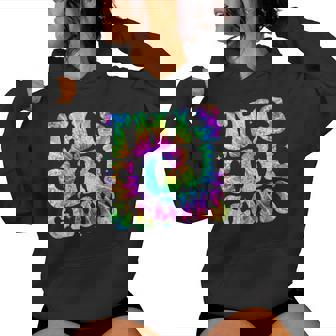 Girl Tie Dye This Girl Glows 80'S 90'S Women Hoodie | Seseable UK