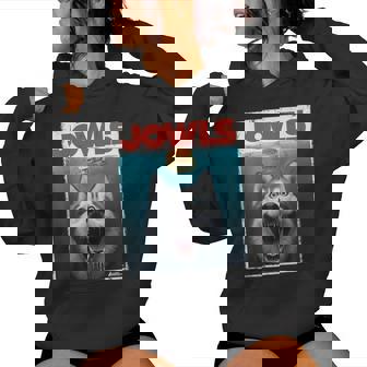 Siberian Husky Jowls Sled Dog Mom Top Alaskan Dog Dad Women Hoodie - Monsterry