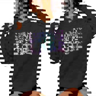 Sister For Graphic I Literally Don’T Even Care Women Hoodie | Mazezy