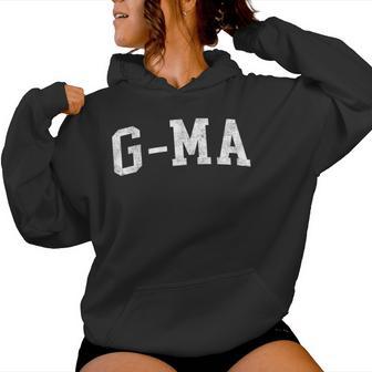 G-Ma Family Matching Vintage Mother's Day G-Ma Classic Bold Font G-Ma Birthday Women Hoodie - Thegiftio UK