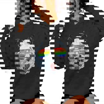 Gafas De Sol Panda Gay Pride Lgbt Con Bandera Arcoíris Regalos Lgbtq Sin Mangas Sudadera con capucha para mujer - Regaloses