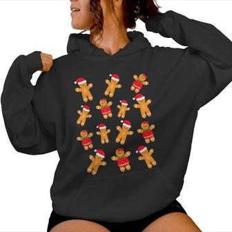 Gingerbread Christmas Gingerbread Pyjamas Mens Kapuzenpullover für Damen - Geschenkecke