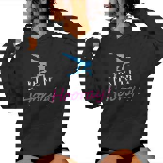 Girls Gymnastics Kip Kip Hooray Celebration Women's Hoodie - Monsterry