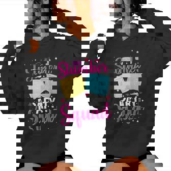 Girls Slumber Party Squad Sleepover Pajama Nails & Make Up Women's Hoodie - Monsterry
