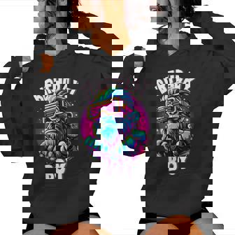 Gorilla Birthday Gorilla Boys Adult Girl Family Party Women Hoodie | Mazezy