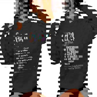 Grama Definition Mother's Day & Birthday Grandmother Women Hoodie | Seseable UK
