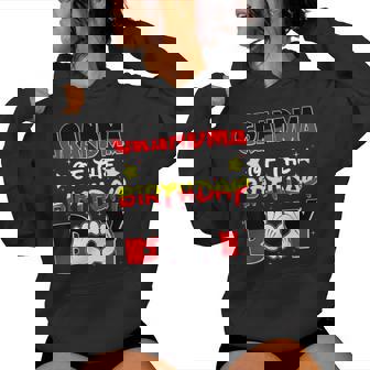 Grandma Of The Birthday Boy Matching Grandson Family Women Hoodie - Thegiftio UK