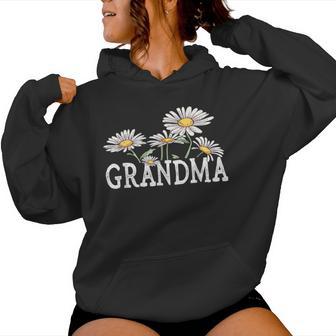 Grandma Floral Chamomile Mother's Day Grandma Women Hoodie - Thegiftio UK