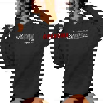 Grandma Pit Crew Race Car Birthday Family Matching Pit Crew Women Hoodie - Monsterry