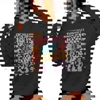 Groovy Día Internacional De La 2025 8 De Marzo Es Niñas Sudadera con capucha para mujer - Regaloses