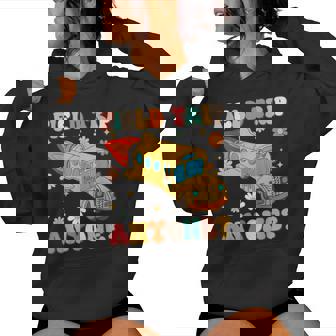 Groovy Field Trip Anyone School Bus Driver Yellow Bus Driver Women Hoodie - Thegiftio