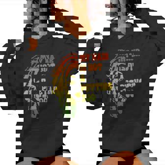 My Hair Is Not A Petting Zoo Women Juneteenth Women's Hoodie - Monsterry