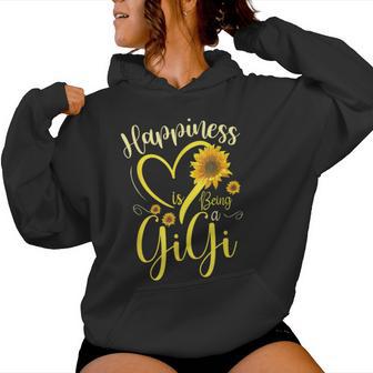 Happiness Is Being A Gigi Sunflower Mother's Day Grandma Women Hoodie - Thegiftio UK