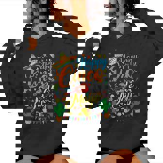 Happy Cinco De Mayo Fiesta Mexican Party 5 De Mayo Women Women Hoodie - Thegiftio