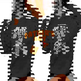 Happy First Fathers Day Beer Milk New Dad Sudadera con capucha para mujer - Regaloses