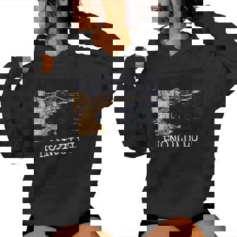 Honolulu Hawaii Hombres Es Niños Niñas Adolescentes Familia Adulto Sudadera con capucha para mujer - Regaloses