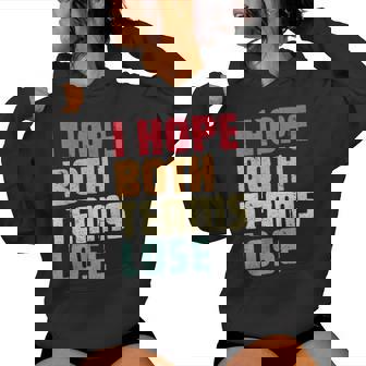 I Hope Both Teams Lose American Football For Women Women Hoodie | Mazezy