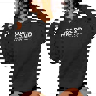 Horseback Riding Father Horse Dad Women Hoodie - Thegiftio UK