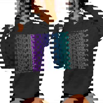 House Musicaporwave Techno House Musique Edm Amoureux Dj Sweat à capuche femme - Cadeauxyz