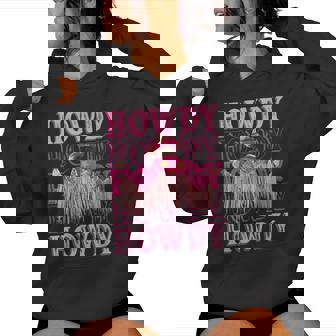 Howdy Western Southern Cowgirl African American Woman Women's Hoodie - Monsterry
