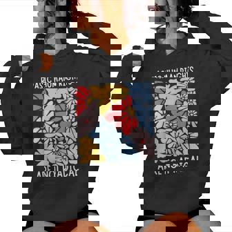 Human Rights Democrat Equality Right Floral Equality Women Hoodie - Seseable