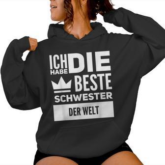 Ich Habe Die Beste Schwester Der Welt Kapuzenpullover für Damen - Geschenkecke