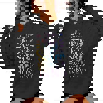 I'm The Big Sister Which Makes Me The Boss Sibling Women Hoodie | Seseable UK