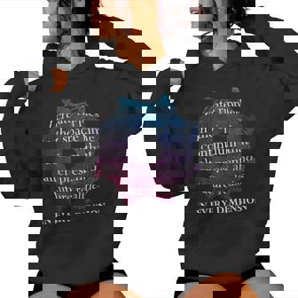 Inspiring Universal Positive Energy Women And Men Women's Hoodie - Monsterry