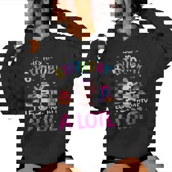 It's My Birthday Let's Party Alotl Axolotl Girls Women Women Hoodie - Monsterry