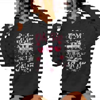 It's A Girls Trip 2025 Queen Holiday Vacation Girl Woman Women Hoodie | Seseable UK