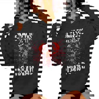 Je M'en Fous Je Suis Un Homard Homard Mignon Sweat à capuche femme - Cadeauxyz