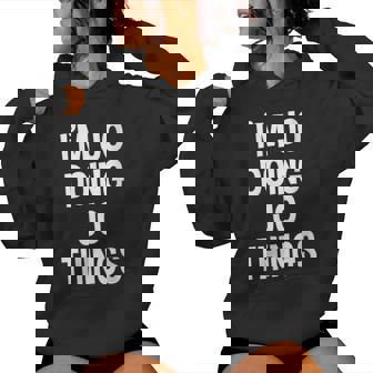 Je Suis Jo Qui Fait Des Choses Drôles Sweat à capuche femme - Cadeauxyz