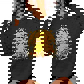 Just a Girl Who Loves Ducks Shirt Girl Cute Duck Women's Hoodie - Monsterry