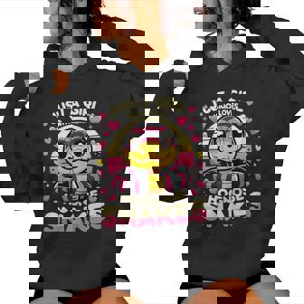 Just a Girl Who Loves Hognose Snakes Women's Hoodie - Monsterry