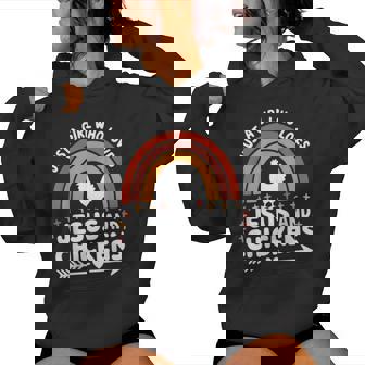 Just A Girl Who Loves Jesus And Chickens Women Hoodie - Monsterry