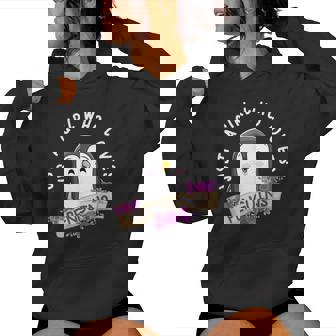 Just A Girl Who Loves Penguins Girls Penguin Lover Women's Hoodie - Monsterry