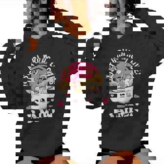Just a Girl Who Loves Ramen Japanese Noodles I Love Ramen Women's Hoodie - Monsterry