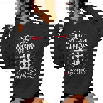 Just Married 58 Years Ago Husband Wife 58Th Anniversary Women Hoodie - Seseable