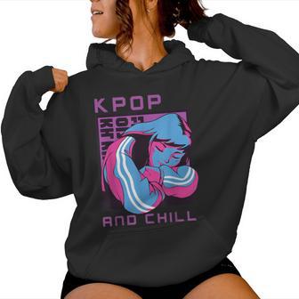 Korean K-Pop And Chill Girl Kapuzenpullover für Damen - Geschenkecke