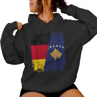 Kosovo Germany Flag Children Kosovo Kapuzenpullover für Damen - Geschenkecke