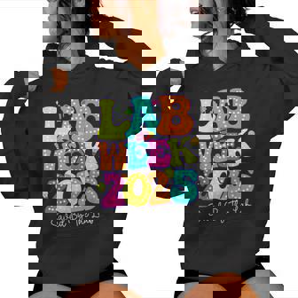 Lab Week 2025 Saved By The Lab Medical Laboratory Women Hoodie - Monsterry