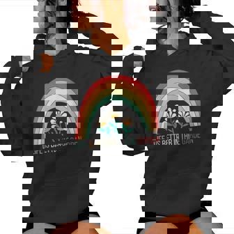 Laie Est Meilleure Dans Les Amateurs De Jardinage Arc-En-Ciel Sweat à capuche femme - Cadeauxyz