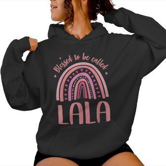 Lala S For Grandma Mother's Day Blessed Lala Women Hoodie - Thegiftio UK