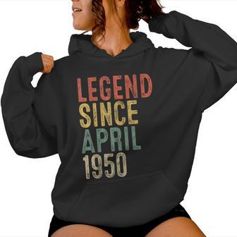 Legend 1950 75Th Birthday For 75 Year Old Women Hoodie - Thegiftio UK